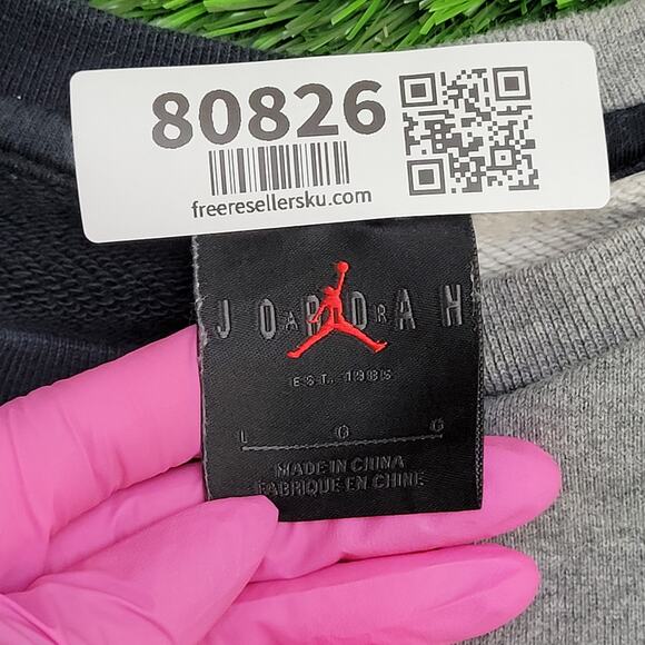 Nike Air-Jordan SRT Remix Sweatshirt Large 21x25 Two-Tone - Picture 7 of 15